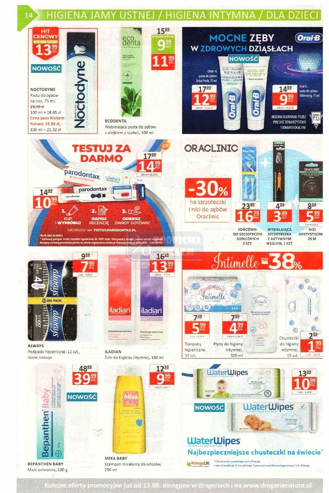 Gazetka promocyjna Drogerie Natura str. 14