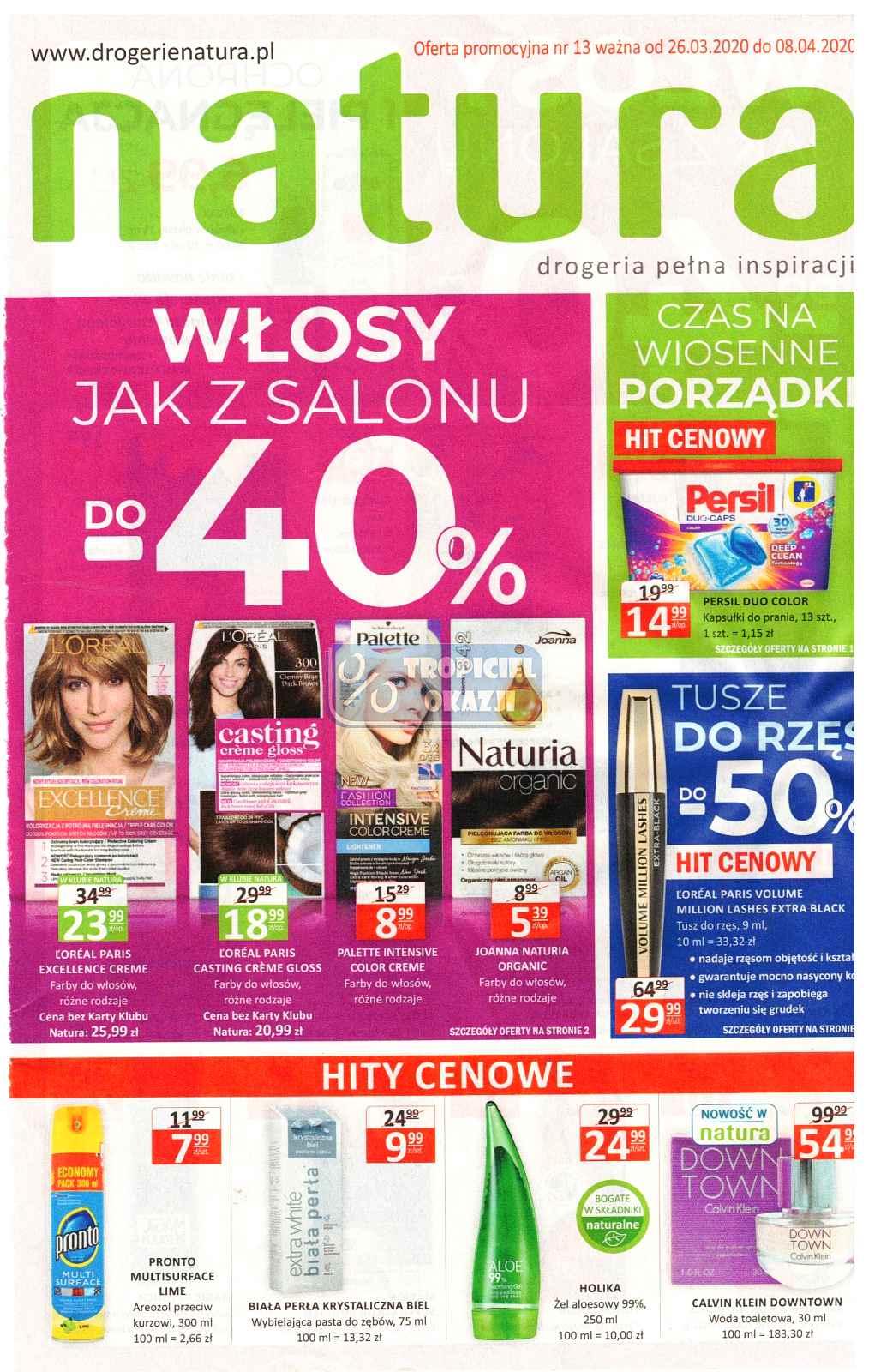 Gazetka promocyjna Drogerie Natura str. 1