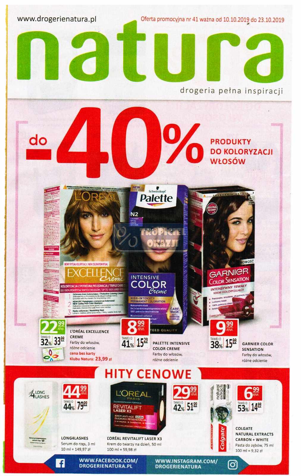 Gazetka promocyjna Drogerie Natura str. 1