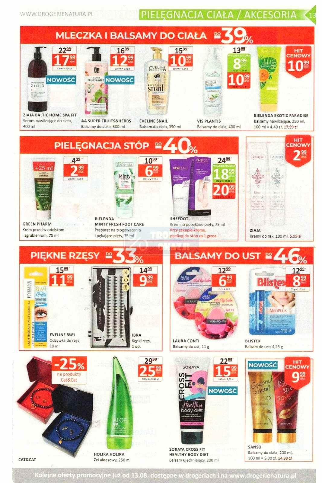 Gazetka promocyjna Drogerie Natura str. 13