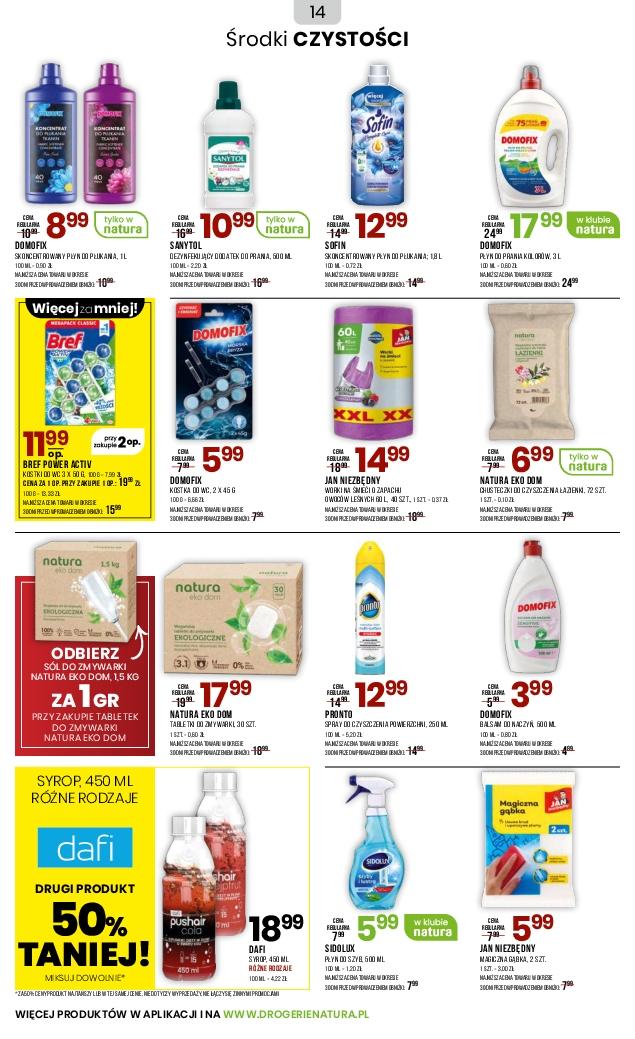 Gazetka promocyjna Drogerie Natura str. 14