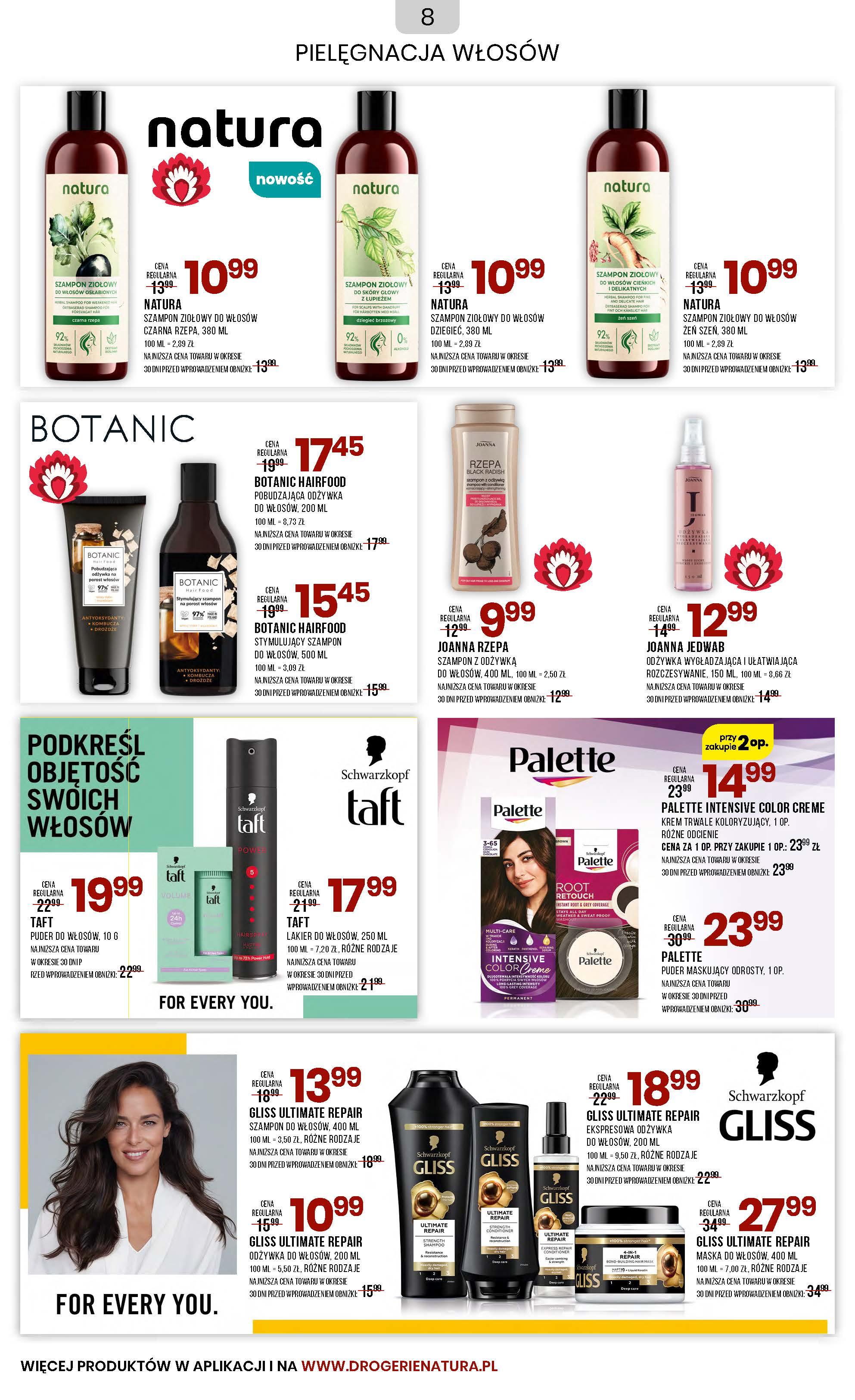 Gazetka promocyjna Drogerie Natura str. 8