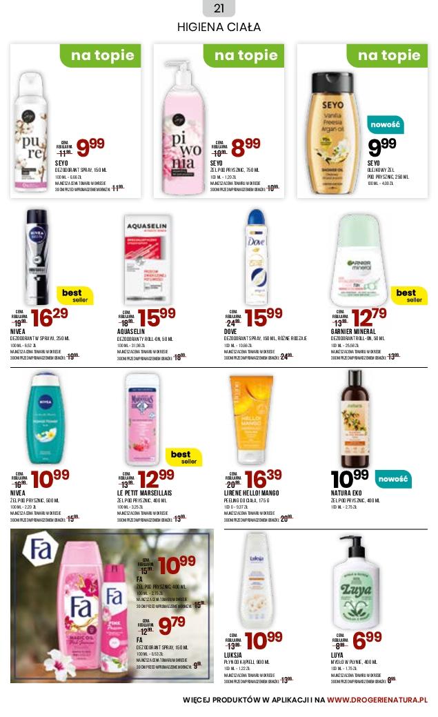 Gazetka promocyjna Drogerie Natura str. 21