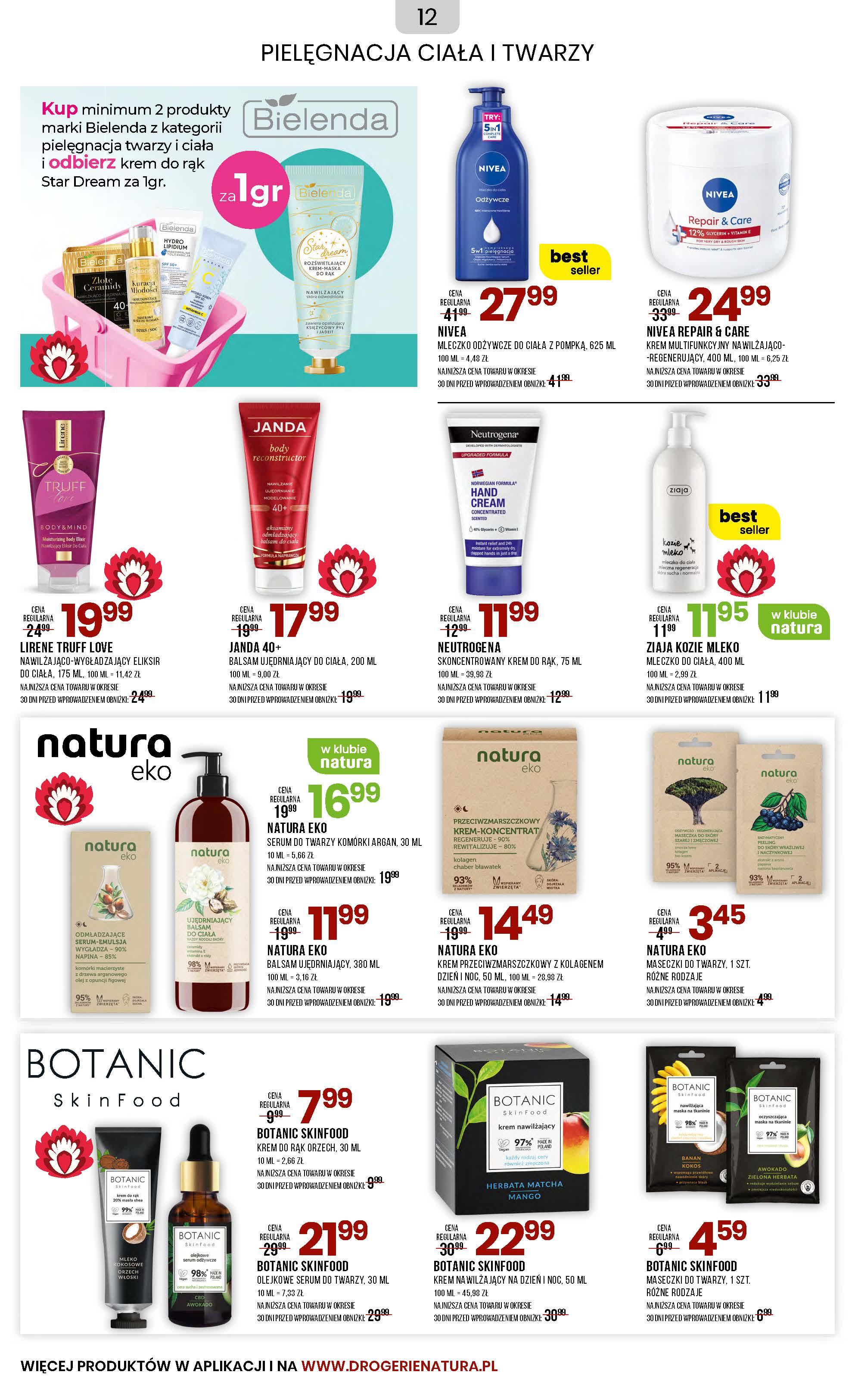 Gazetka promocyjna Drogerie Natura str. 12