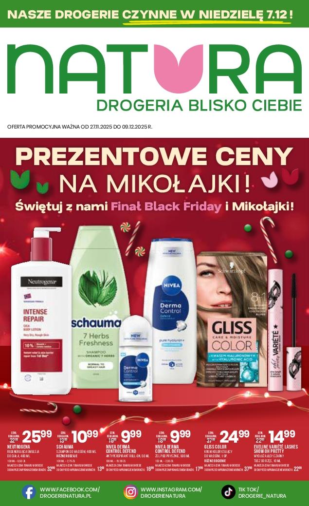 Gazetka promocyjna Drogerie Natura str. 1