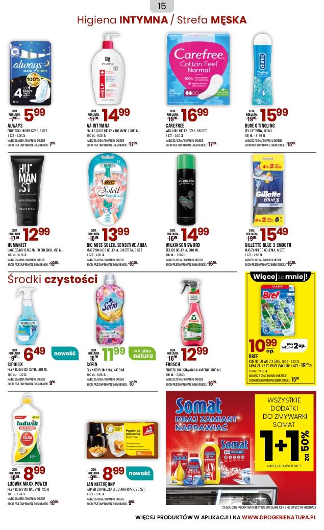 Gazetka promocyjna Drogerie Natura str. 15