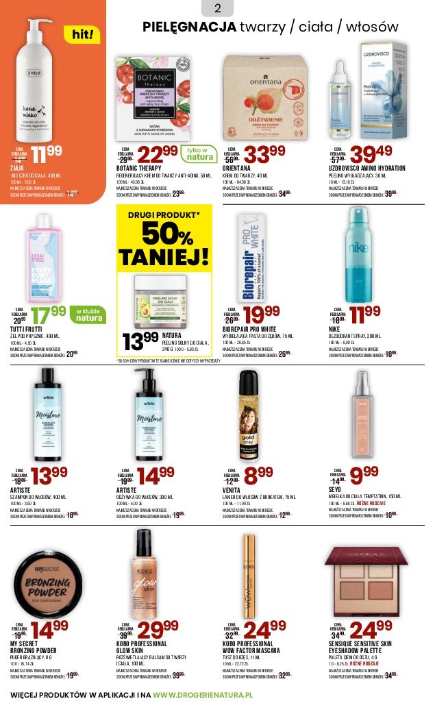 Gazetka promocyjna Drogerie Natura str. 2