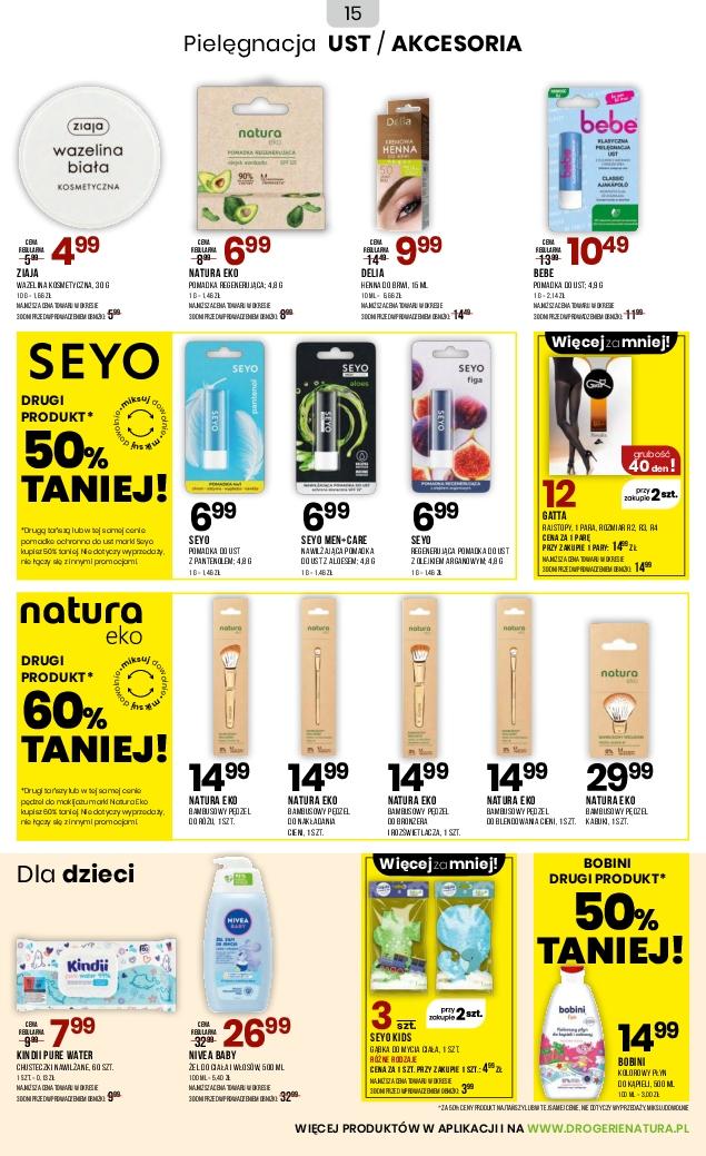 Gazetka promocyjna Drogerie Natura str. 15