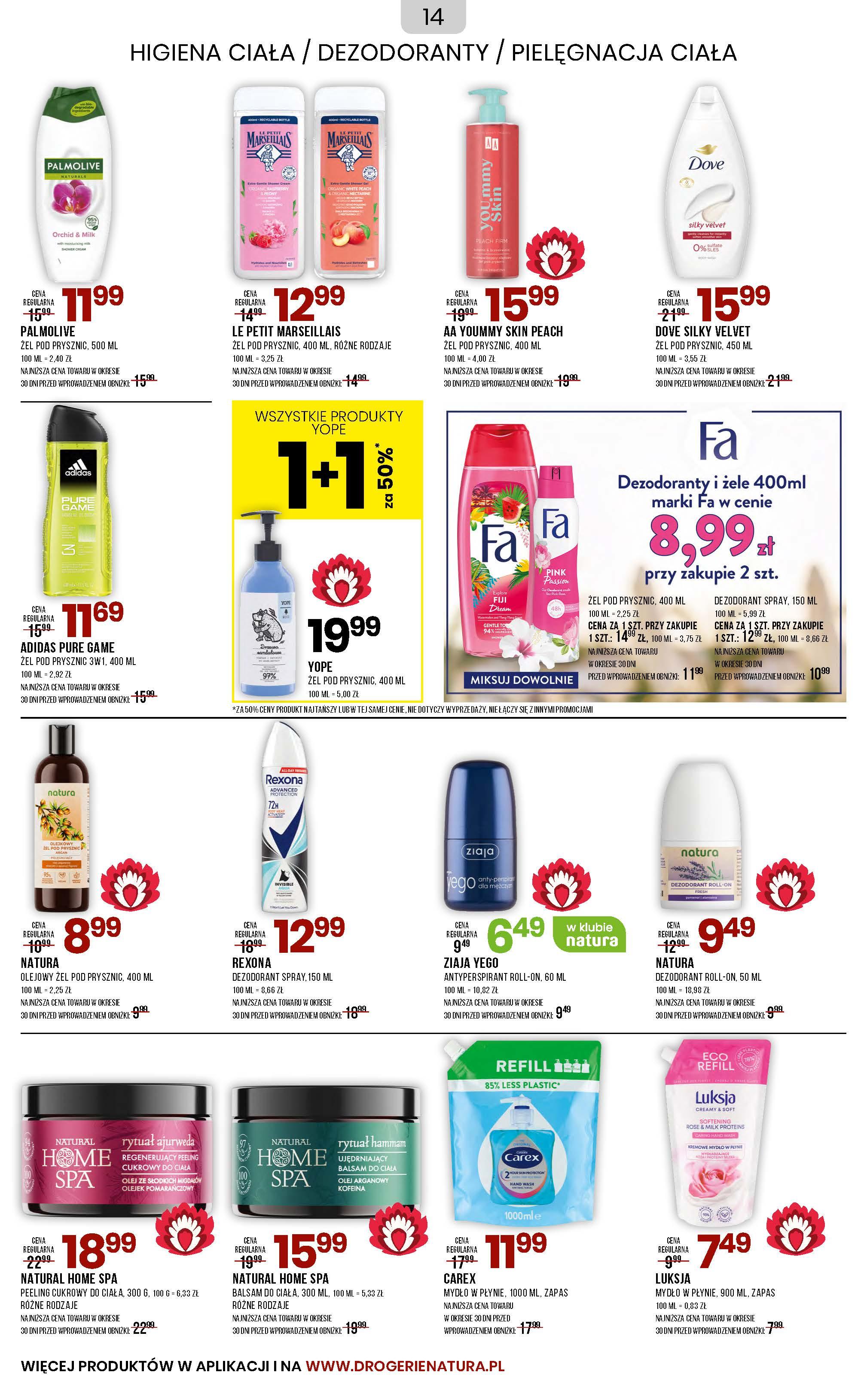 Gazetka promocyjna Drogerie Natura str. 14