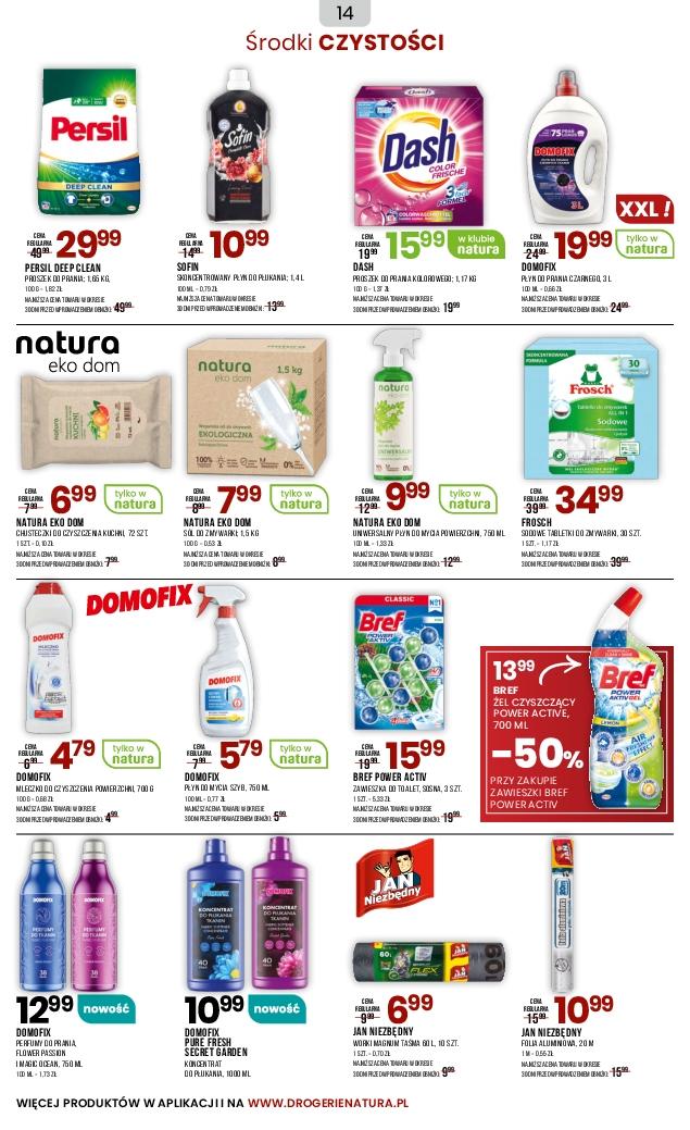 Gazetka promocyjna Drogerie Natura str. 14
