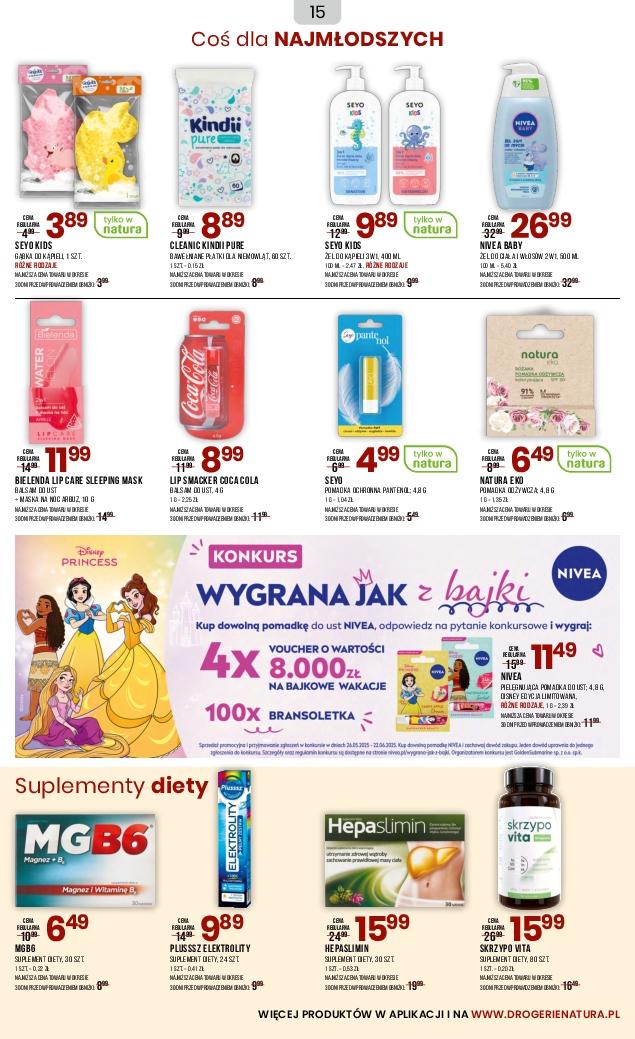 Gazetka promocyjna Drogerie Natura str. 15