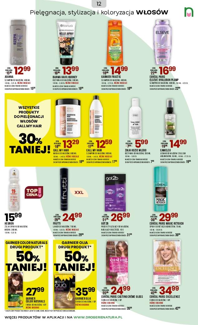 Gazetka promocyjna Drogerie Natura str. 12