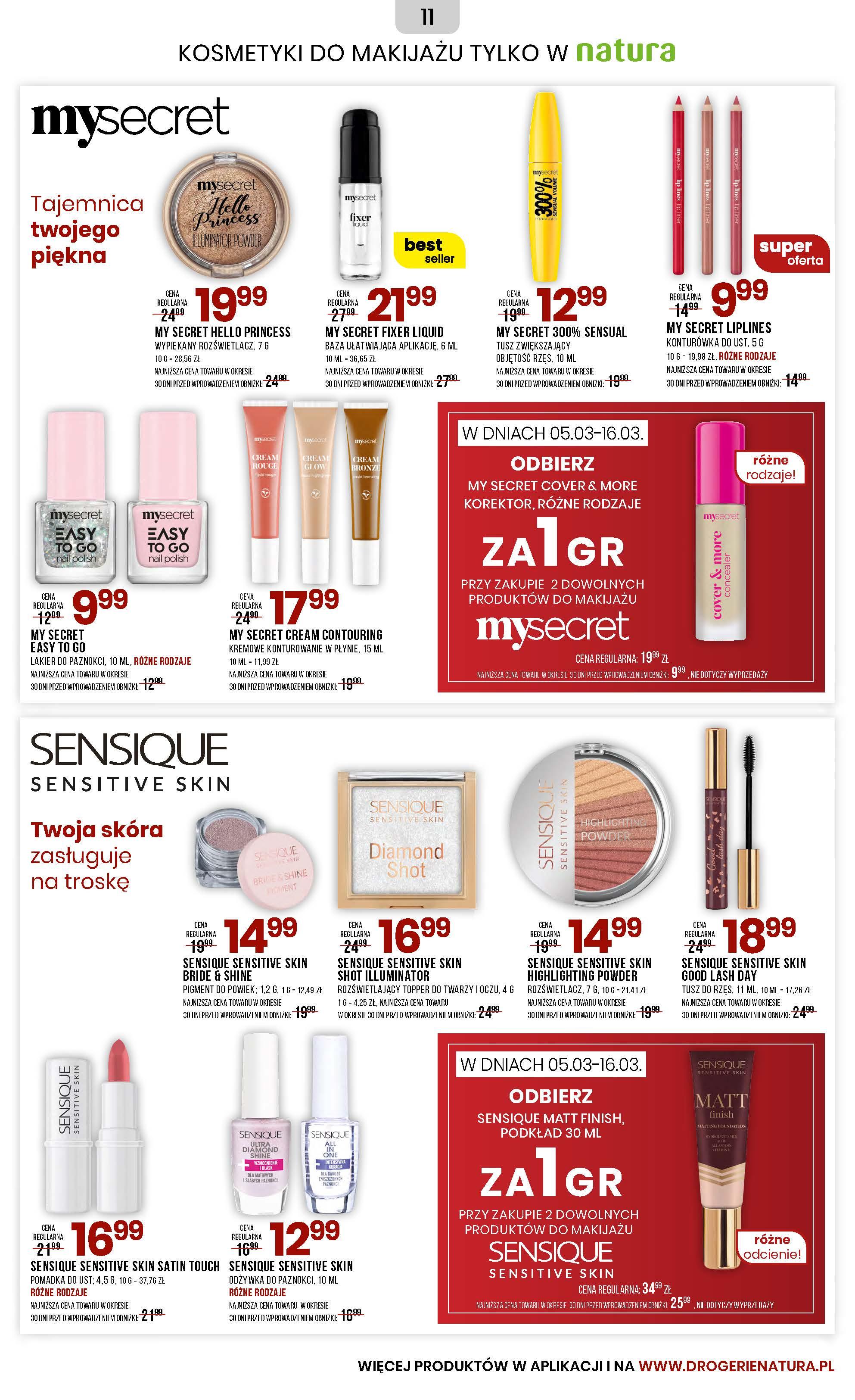 Gazetka promocyjna Drogerie Natura str. 11