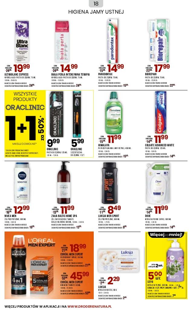 Gazetka promocyjna Drogerie Natura str. 18