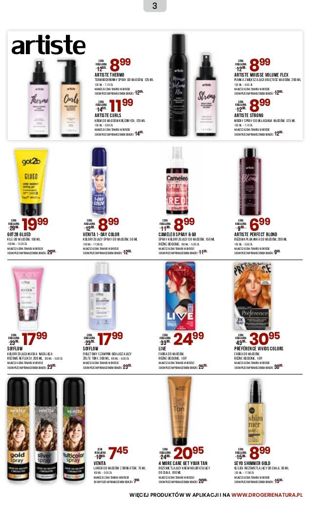 Gazetka promocyjna Drogerie Natura str. 3