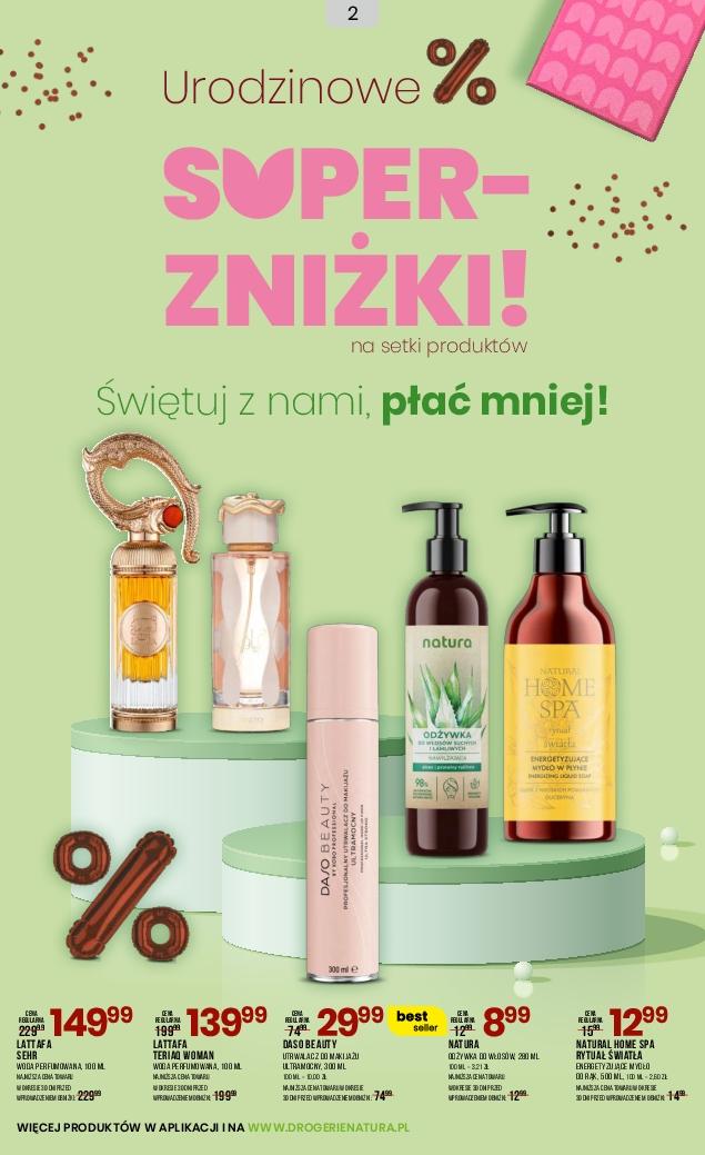 Gazetka promocyjna Drogerie Natura str. 2