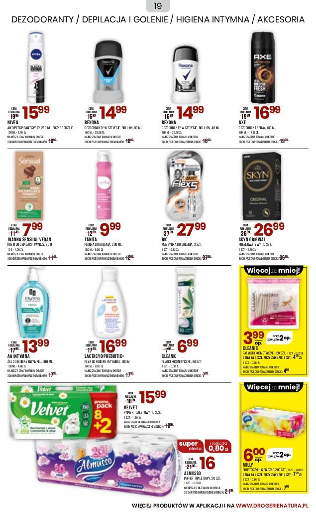 Gazetka promocyjna Drogerie Natura str. 19