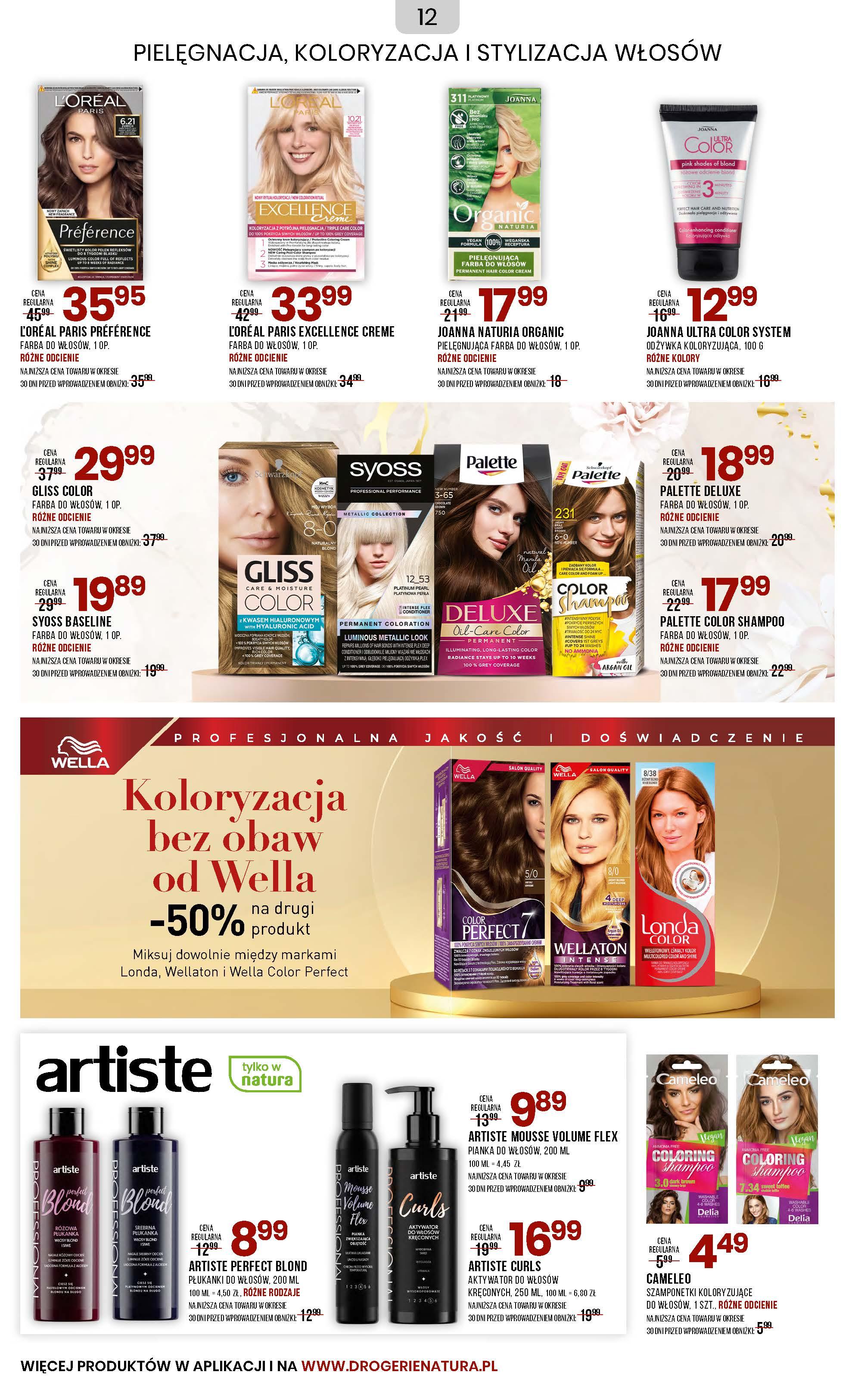 Gazetka promocyjna Drogerie Natura str. 12