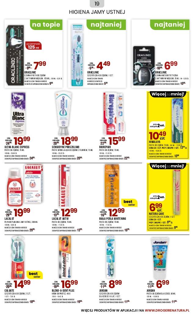 Gazetka promocyjna Drogerie Natura str. 19