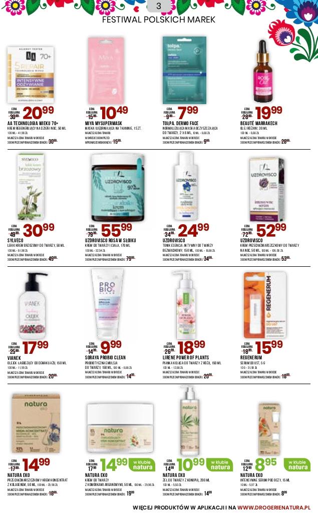 Gazetka promocyjna Drogerie Natura str. 3