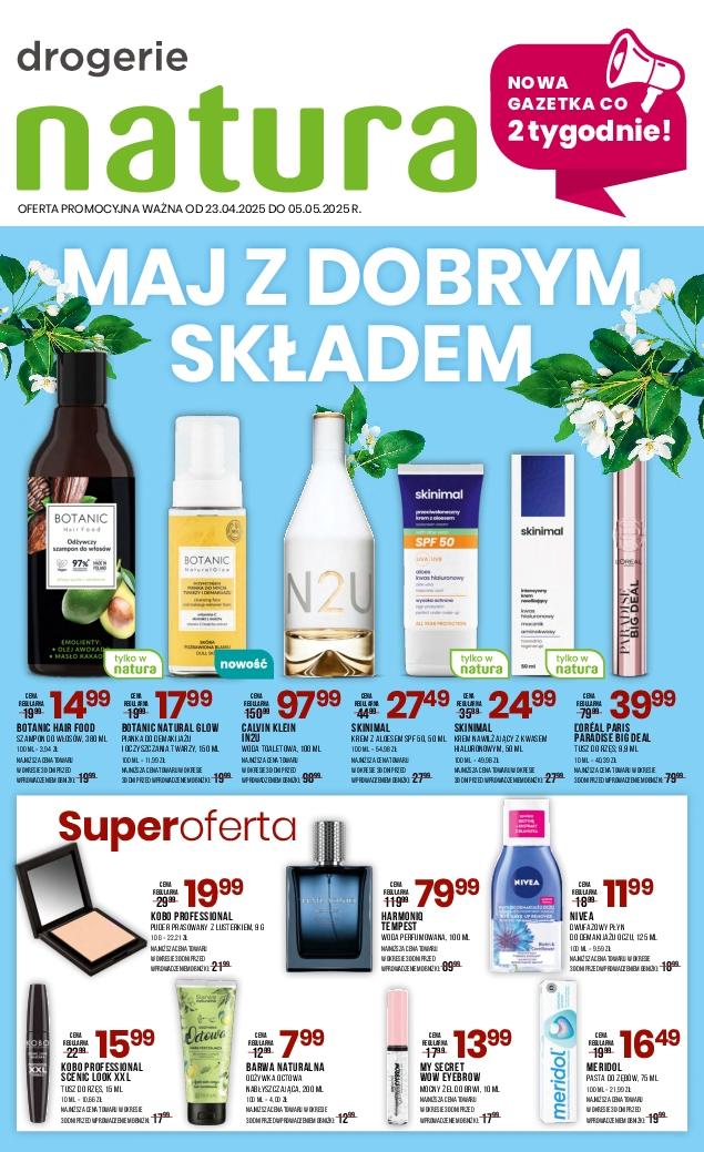 Gazetka promocyjna Drogerie Natura str. 1