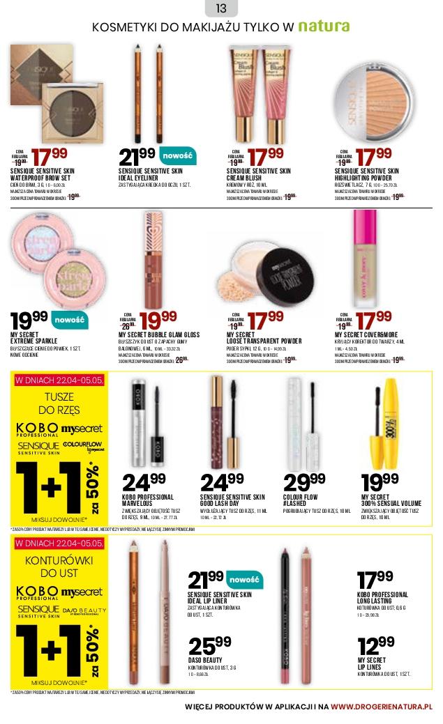 Gazetka promocyjna Drogerie Natura str. 13