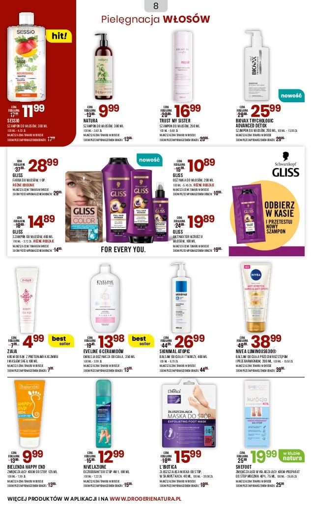 Gazetka promocyjna Drogerie Natura str. 8