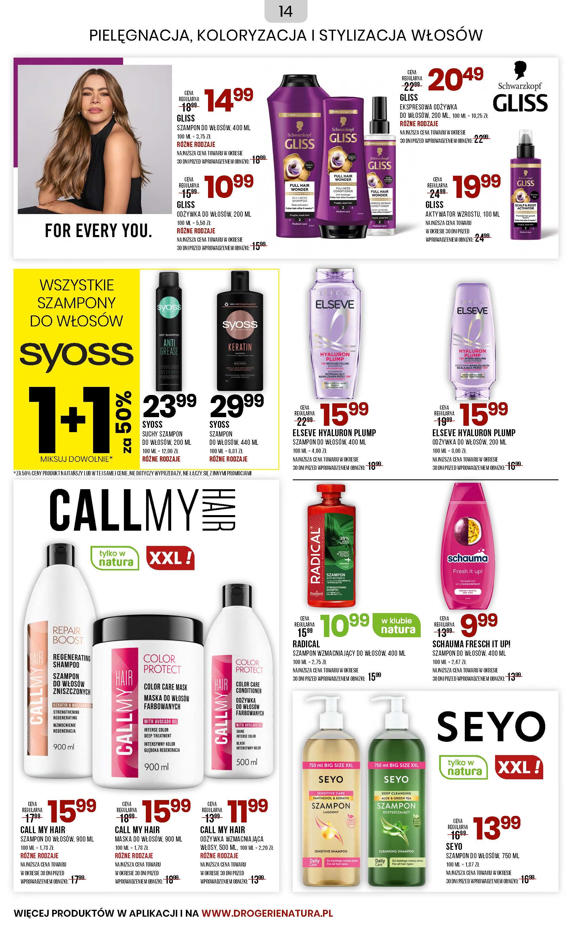 Gazetka promocyjna Drogerie Natura str. 14