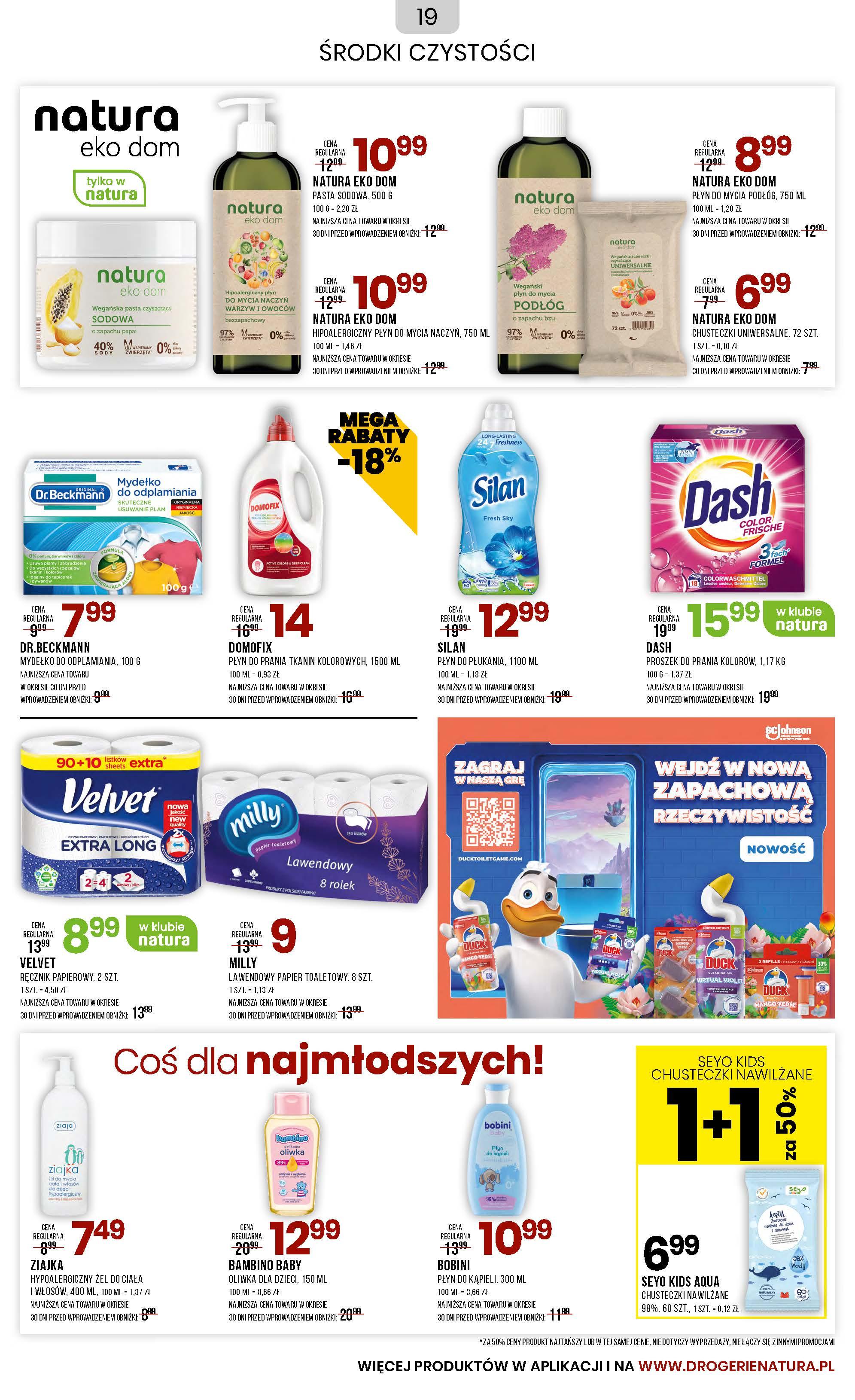 Gazetka promocyjna Drogerie Natura str. 19