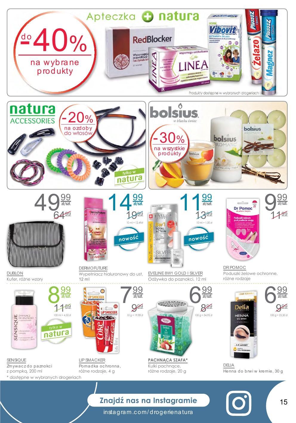 Gazetka promocyjna Drogerie Natura str. 15