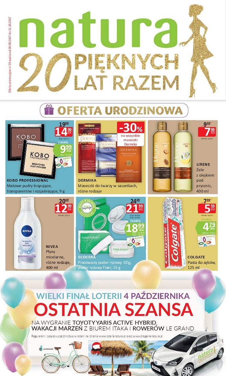 Gazetka promocyjna Drogerie Natura str. 1