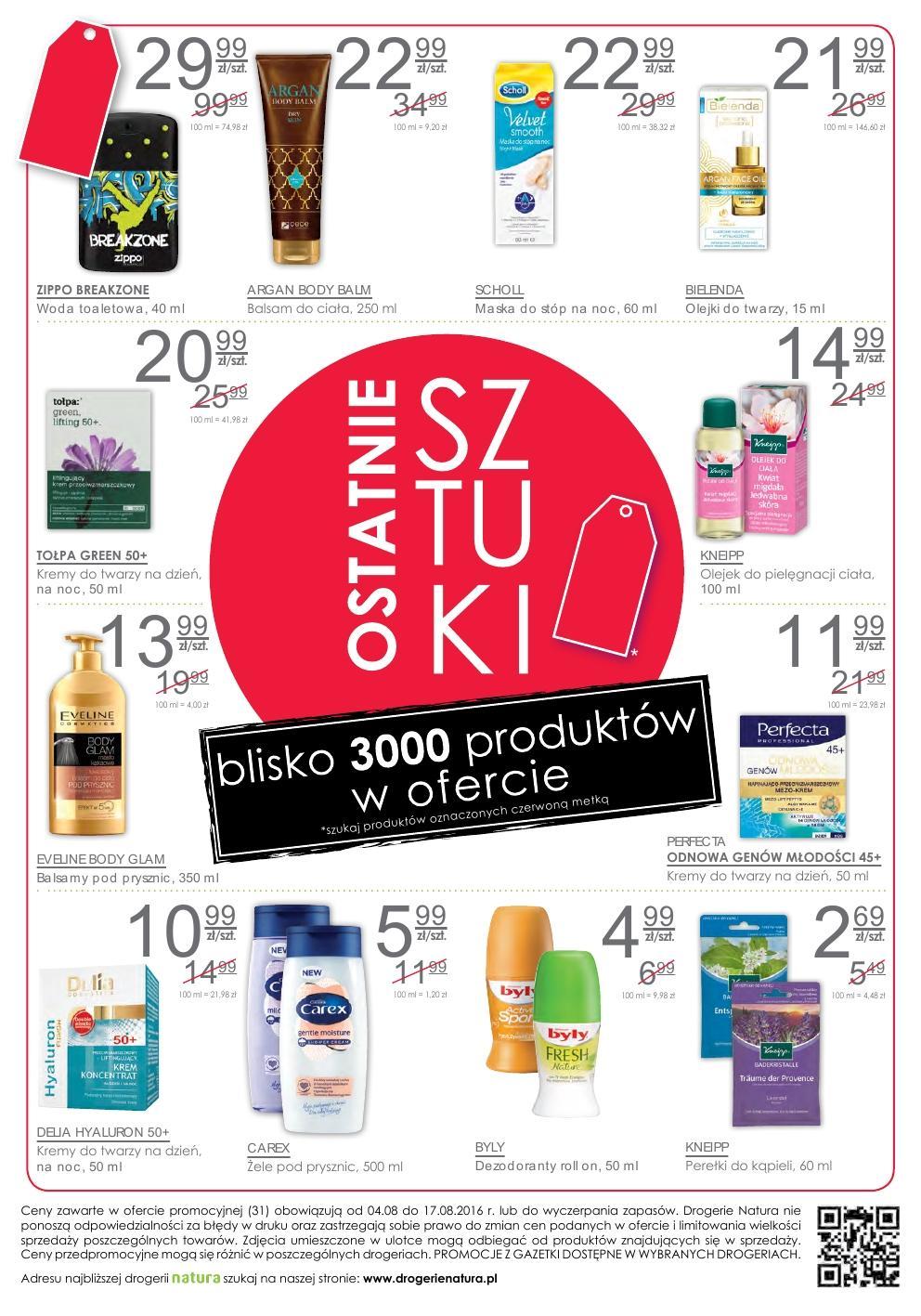 Gazetka promocyjna Drogerie Natura str. 16