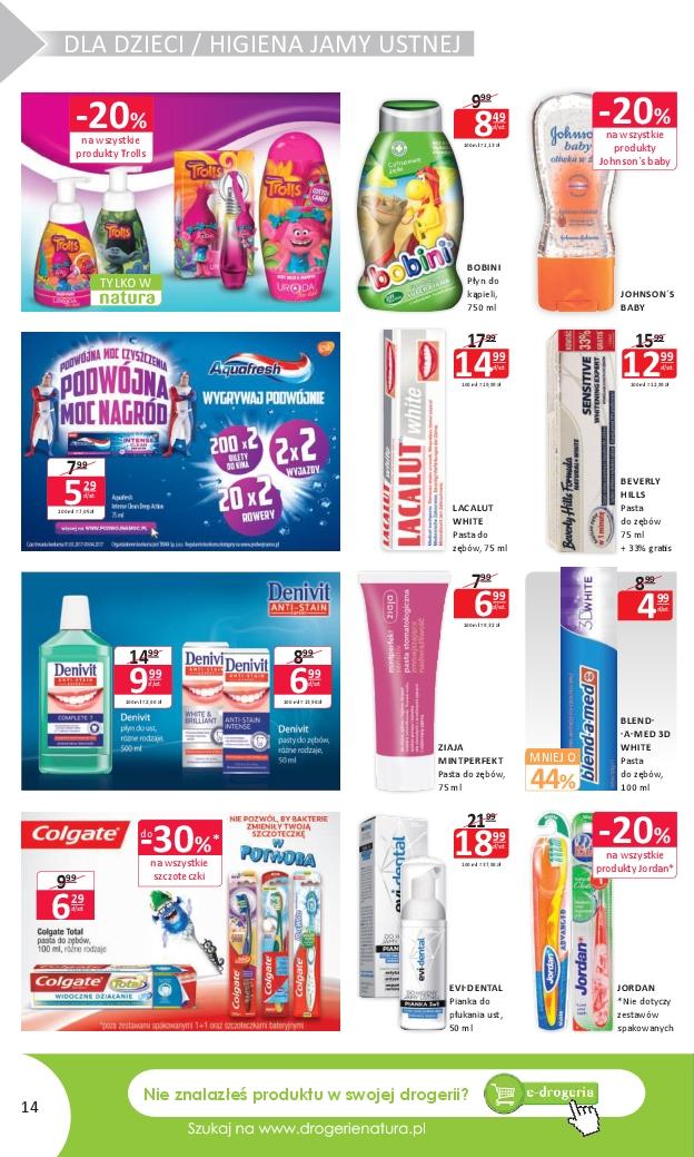 Gazetka promocyjna Drogerie Natura str. 14