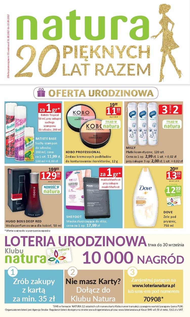 Gazetka promocyjna Drogerie Natura str. 1