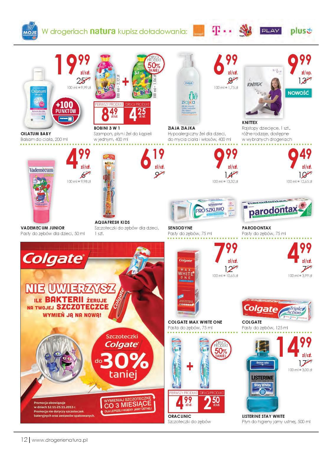Gazetka promocyjna Drogerie Natura str. 12