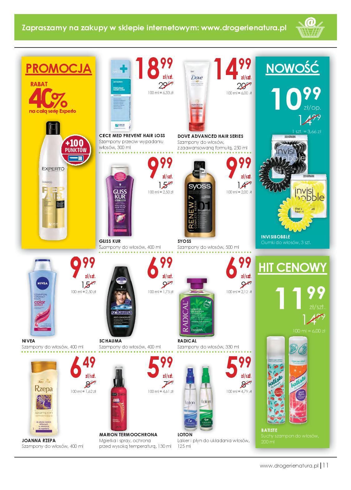 Gazetka promocyjna Drogerie Natura str. 11