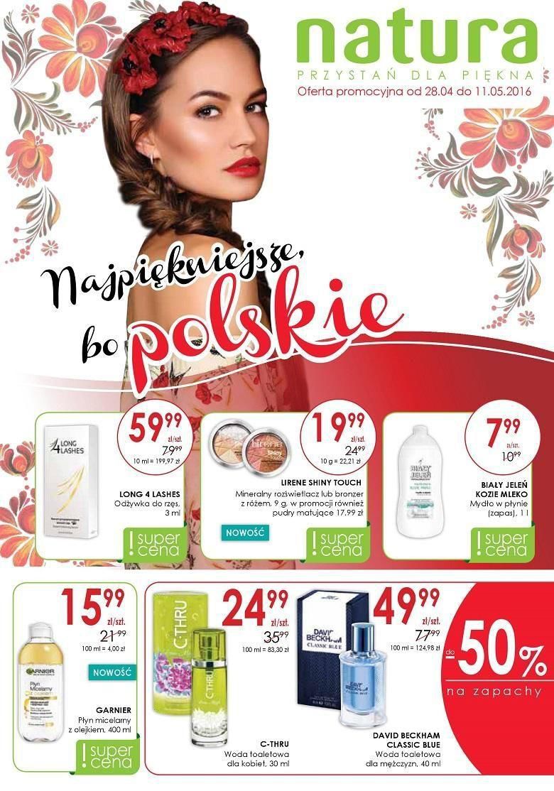 Gazetka promocyjna Drogerie Natura str. 1