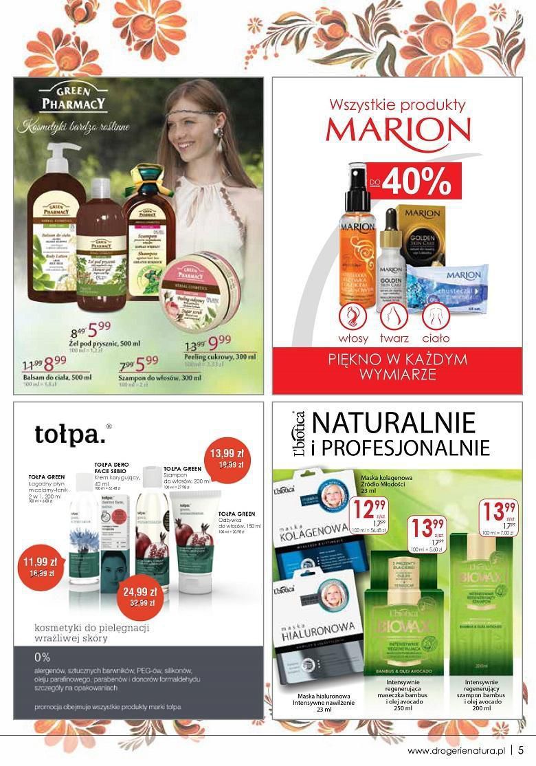 Gazetka promocyjna Drogerie Natura str. 5