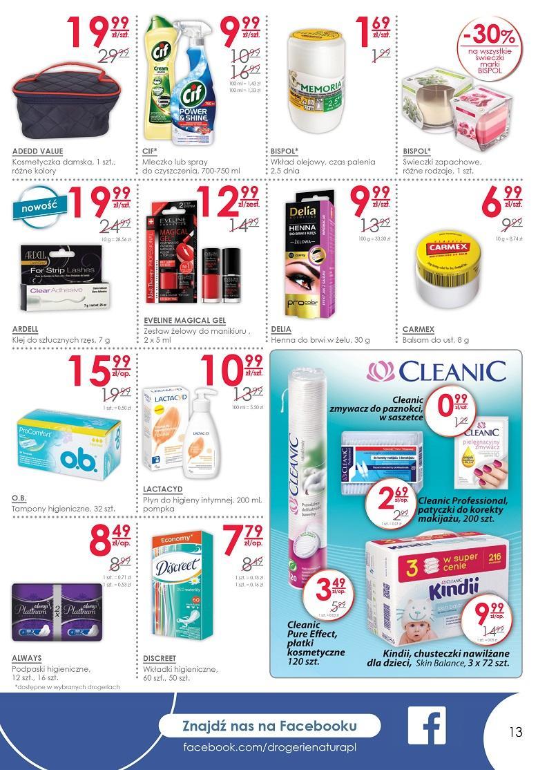 Gazetka promocyjna Drogerie Natura str. 13