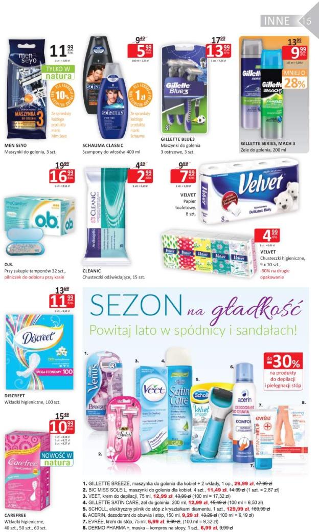 Gazetka promocyjna Drogerie Natura str. 15