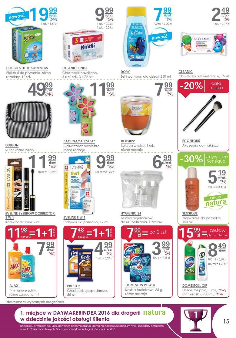 Gazetka promocyjna Drogerie Natura str. 15