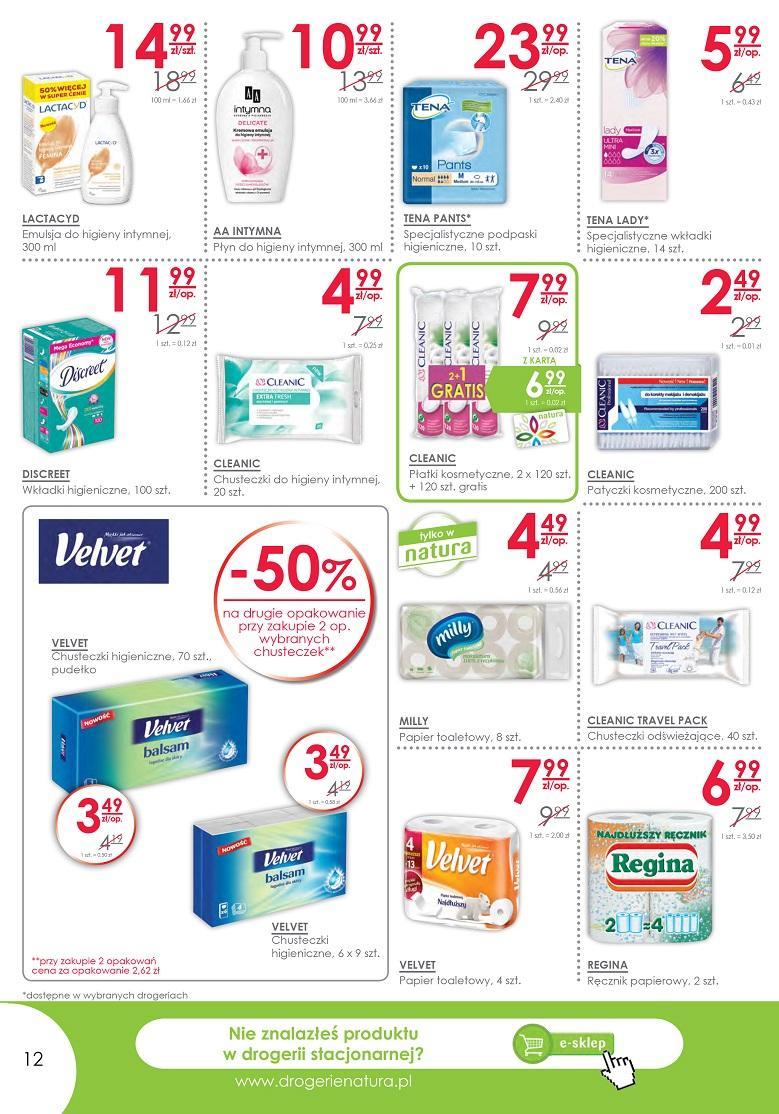 Gazetka promocyjna Drogerie Natura str. 12
