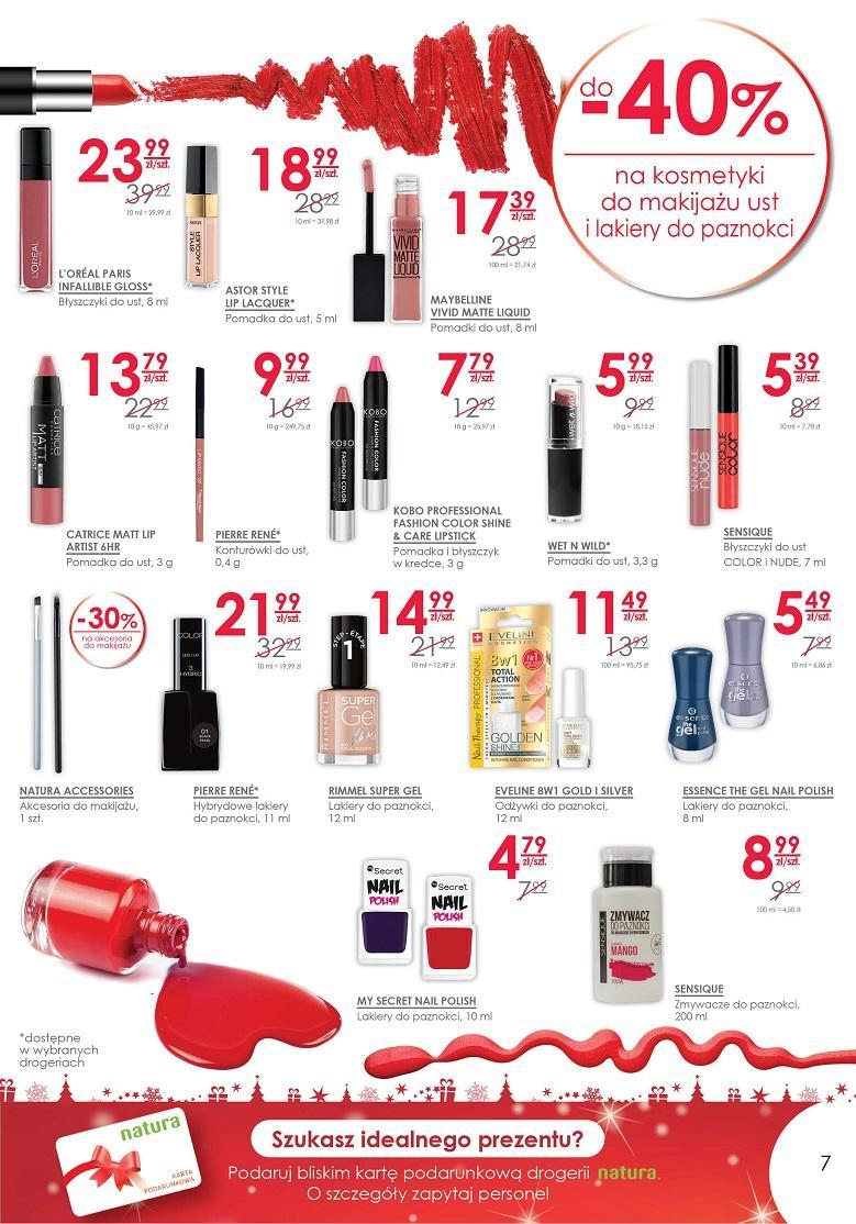 Gazetka promocyjna Drogerie Natura str. 7