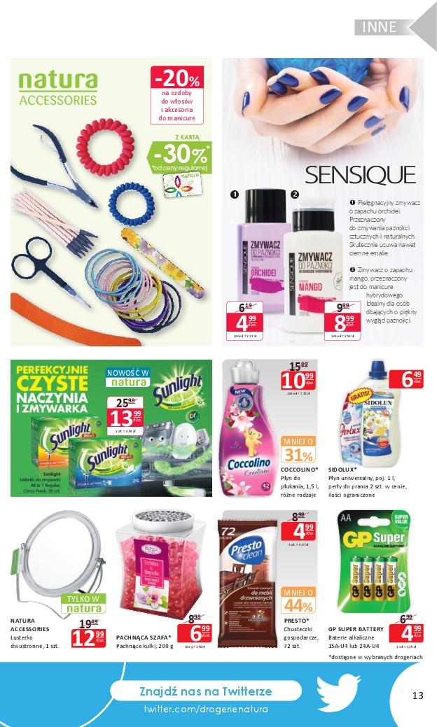 Gazetka promocyjna Drogerie Natura str. 13