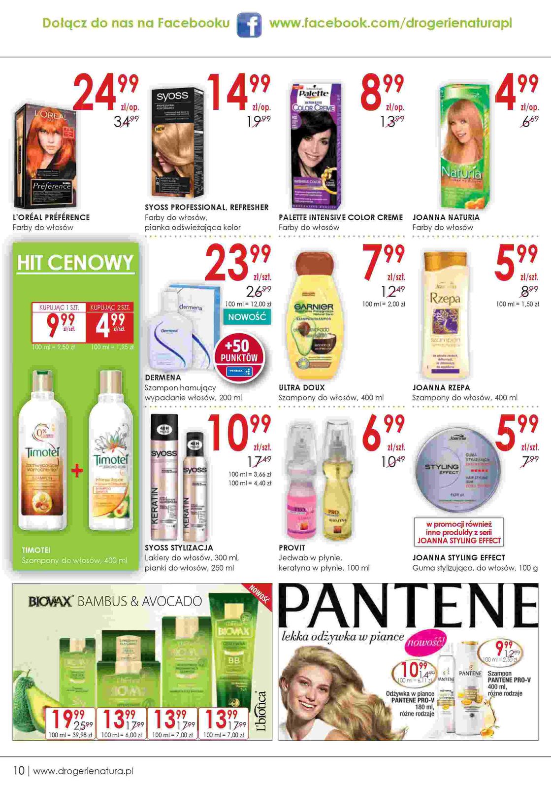 Gazetka promocyjna Drogerie Natura str. 10