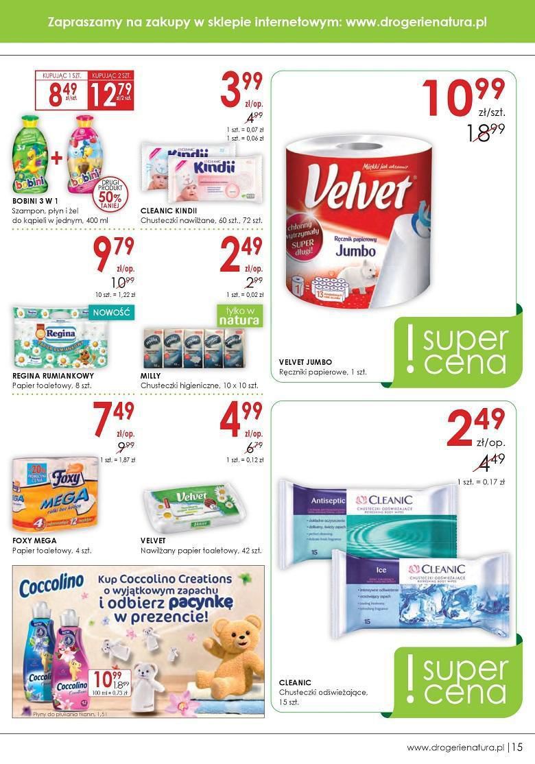 Gazetka promocyjna Drogerie Natura str. 15