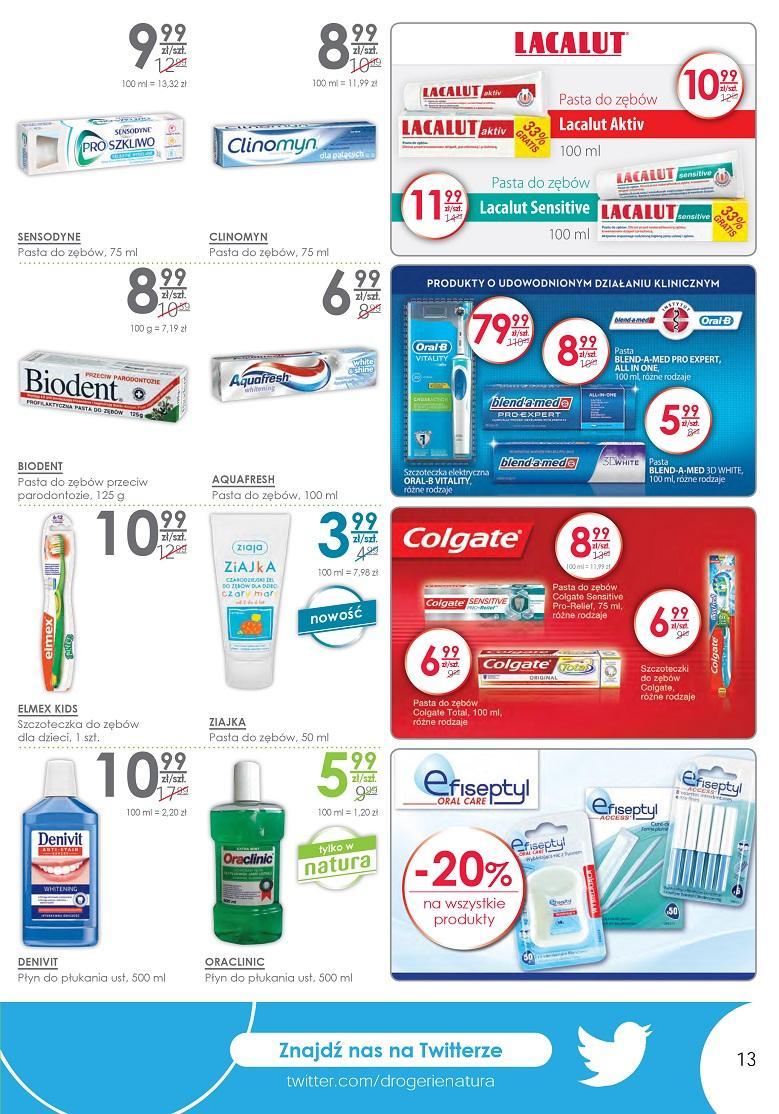 Gazetka promocyjna Drogerie Natura str. 13