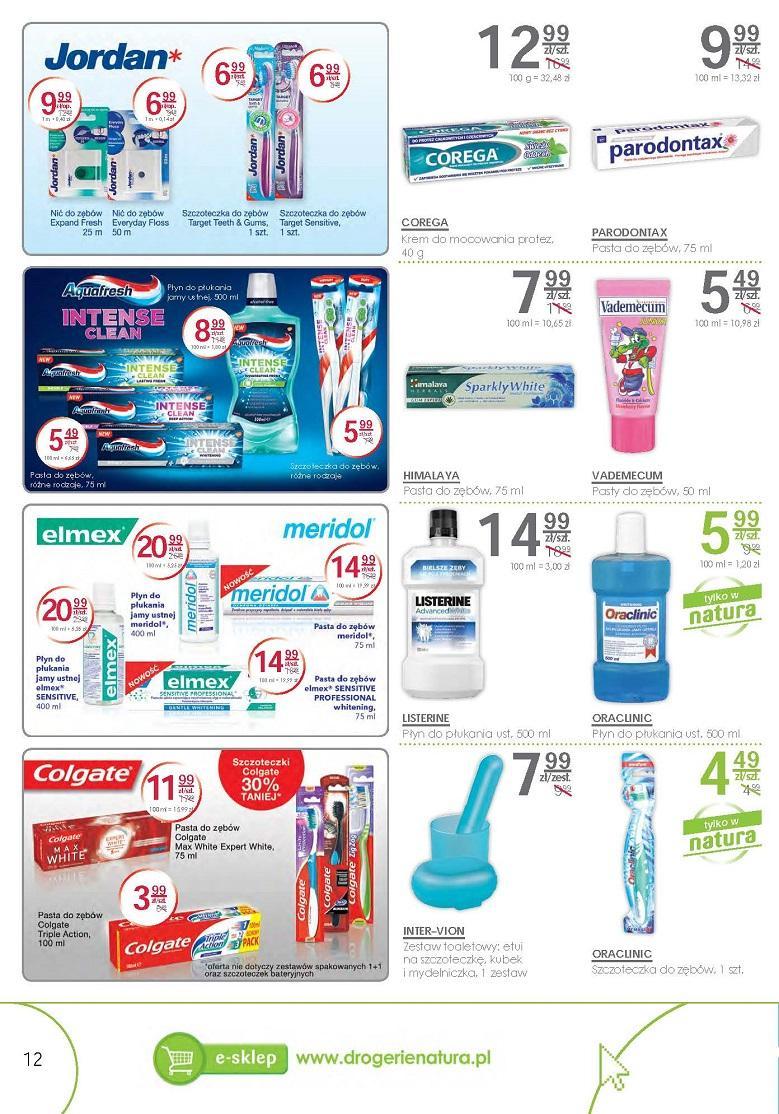 Gazetka promocyjna Drogerie Natura str. 12