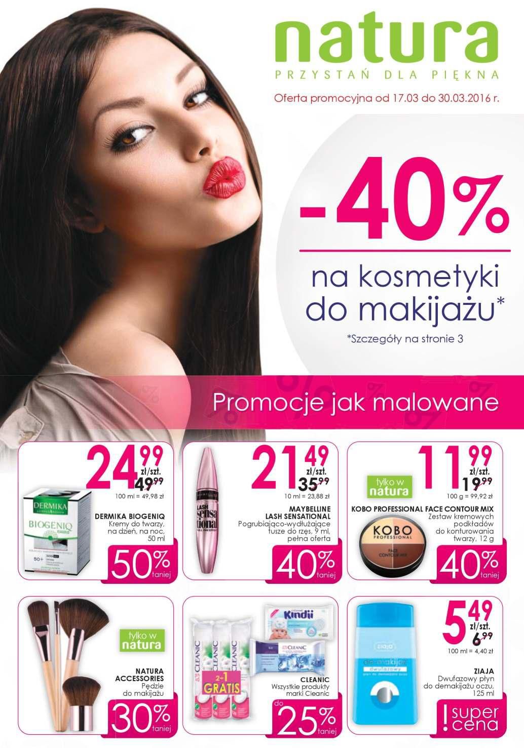 Gazetka promocyjna Drogerie Natura str. 1
