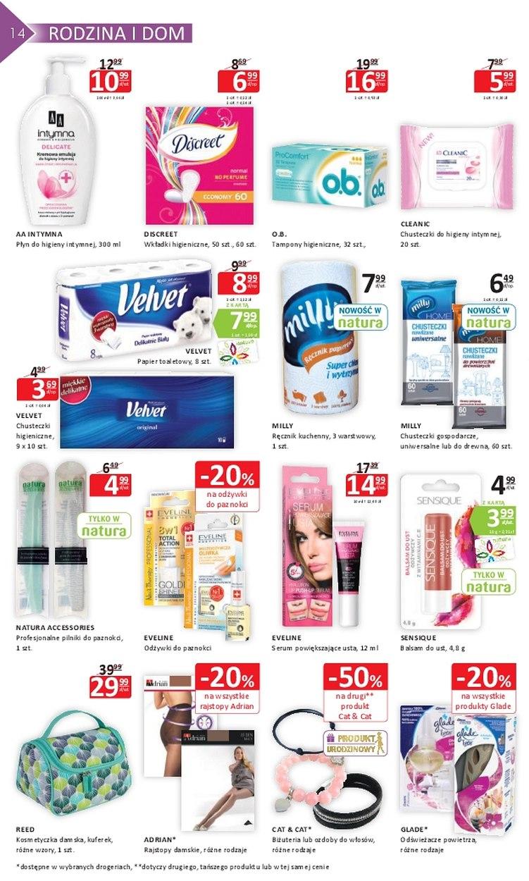 Gazetka promocyjna Drogerie Natura str. 14